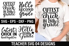 Teacher SVG Design - Teacher T-shirt Design Product Image 1