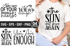 Mental Health Quotes Design - Mental Health T-shirt Design Product Image 1