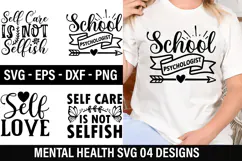 Mental Health SVG Design - Mental Health T-shirt Design Product Image 1