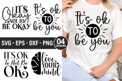 Mental Health Quotes Design - Mental Health T-shirt Design Product Image 1