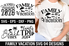 Family Vacation SVG Design - Family Vacation 2026 Product Image 1