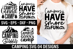 Camping SVG Design - Camping T-Shirt Design Product Image 1