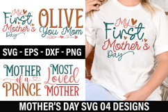 Mother's Day SVG Design - Most Loved Mother Product Image 1