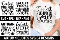 Autumn Quotes SVG Design - Autumn T-Shirt Design Product Image 1