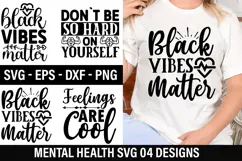 Mental Health SVG Design - Mental Health T-shirt Design Product Image 1