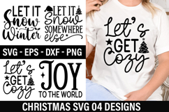 04 Christmas SVG Design - Christmas T-shirt Design Product Image 1