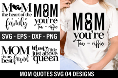 Mom Quotes Design - Mother&#039;s Day T-shirt Design Product Image 1