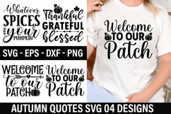 Autumn Quotes SVG Design - Autumn T-Shirt Design Product Image 1