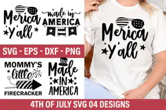 4th Of July SVG Design - 4th Of July T-shirt Design Product Image 1