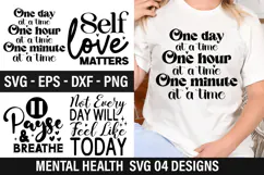 Mental Health Quotes Design - Mental Health T-shirt Design Product Image 1