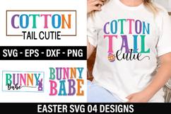 Easter SVG Design - Cotton Tail Cutie Product Image 1