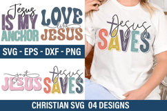 Christian SVG Design - Jesus Is My Anchor Product Image 1