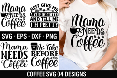 Coffee Quotes SVG Design - No Take Before Coffee Product Image 1