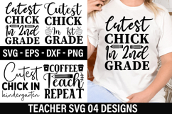 Teacher SVG Design - Teacher T-shirt Design Product Image 1
