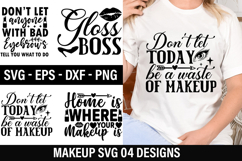 Makeup SVG Designs - Makeup T Shirt Design Product Image 1