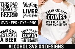 Alcohol SVG Design - Alcohol T-shirt Design Product Image 1