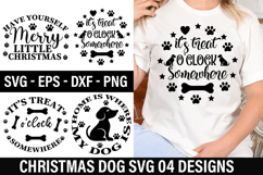 Christmas Dog SVG Design | Funny Pet Quotes Design Product Image 1