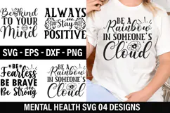 Mental Health SVG Design - Mental Health T-shirt Design Product Image 1