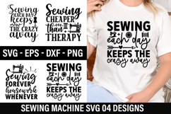 Sewing Machine SVG Design - Sewing T-shirt Design Product Image 1