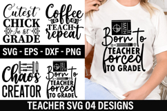 Teacher SVG Design - Teacher T-shirt Design Product Image 1