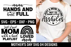 Mother's Day SVG Design - Mother's Day T-shirt Design Product Image 1