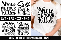 Mental Health SVG Design - Mental Health T-shirt Design Product Image 1