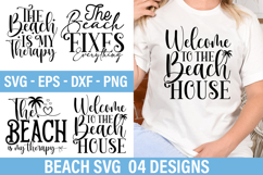 Beach SVG Design - Welcome to the Beach House Product Image 1