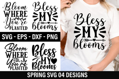 Spring Quotes SVG Design - Spring T-Shirt Design Product Image 1