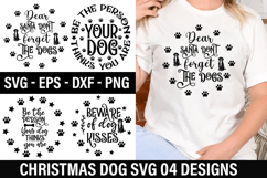 Christmas Dog SVG Design | Funny Pet Quotes Design Product Image 1