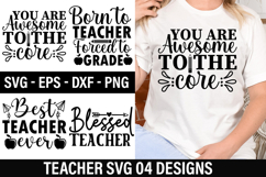 Teacher SVG Design - Teacher T-shirt Design Product Image 1