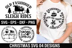 Christmas SVG Design - Old fashioned sleigh rides Product Image 1