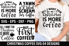 Christmas Coffee SVG Design - Christmas T-Shirt Design Product Image 1
