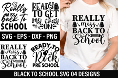 Back to School SVG Design - Back to School T-shirt Design Product Image 1
