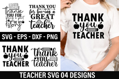 Teacher SVG Design - Teacher T-shirt Design Product Image 1