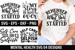 Mental Health SVG Design - Mental Health T-shirt Design Product Image 1