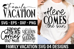 Family Vacation SVG Design - Family Vacation 2026 Making Memories Product Image 1