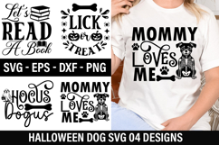 Halloween Dog SVG Design - Mommy loves me Product Image 1
