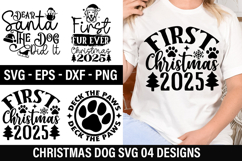 Christmas Dog SVG Design - Funny Pet Quotes Design Product Image 1
