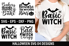 04 Halloween SVG Design - Halloween T-shirt Design Product Image 1