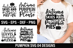 Pumpkin Fall Quotes SVG Design - Pumpkin T-shirt Design Product Image 1