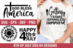 4th Of July SVG Design - 4th Of July T-shirt Design Product Image 1