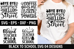 Back to School SVG Design - Back to School T-shirt Design Product Image 1