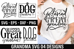 Grandma SVG Design - Blessed Great Grandma Product Image 1