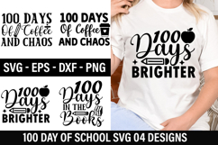 100 Days Of School SVG Design - High Quality File Product Image 1