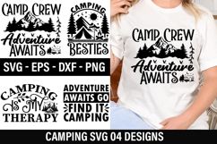 Camping Quotes SVG Design - Camping T-Shirt Design Product Image 1