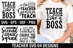 Teacher SVG Design - Teacher T-shirt Design Product Image 1