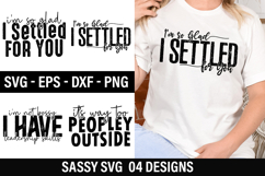Sassy SVG Design -Its Way Too Peopley Outside Product Image 1