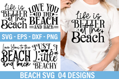 Beach SVG Design - Love You to the Beach and Back Product Image 1