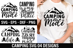 Camping SVG Design - Camping T-Shirt Design Product Image 1