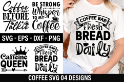 Coffee Quotes SVG Design -Coffee is My Love Language Product Image 1